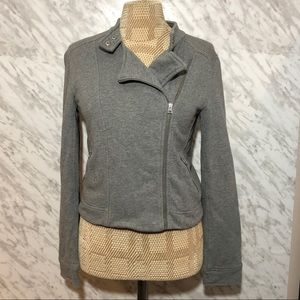 Aritzia Sunday Best Kerouac Moto Jacket Grey Size 4